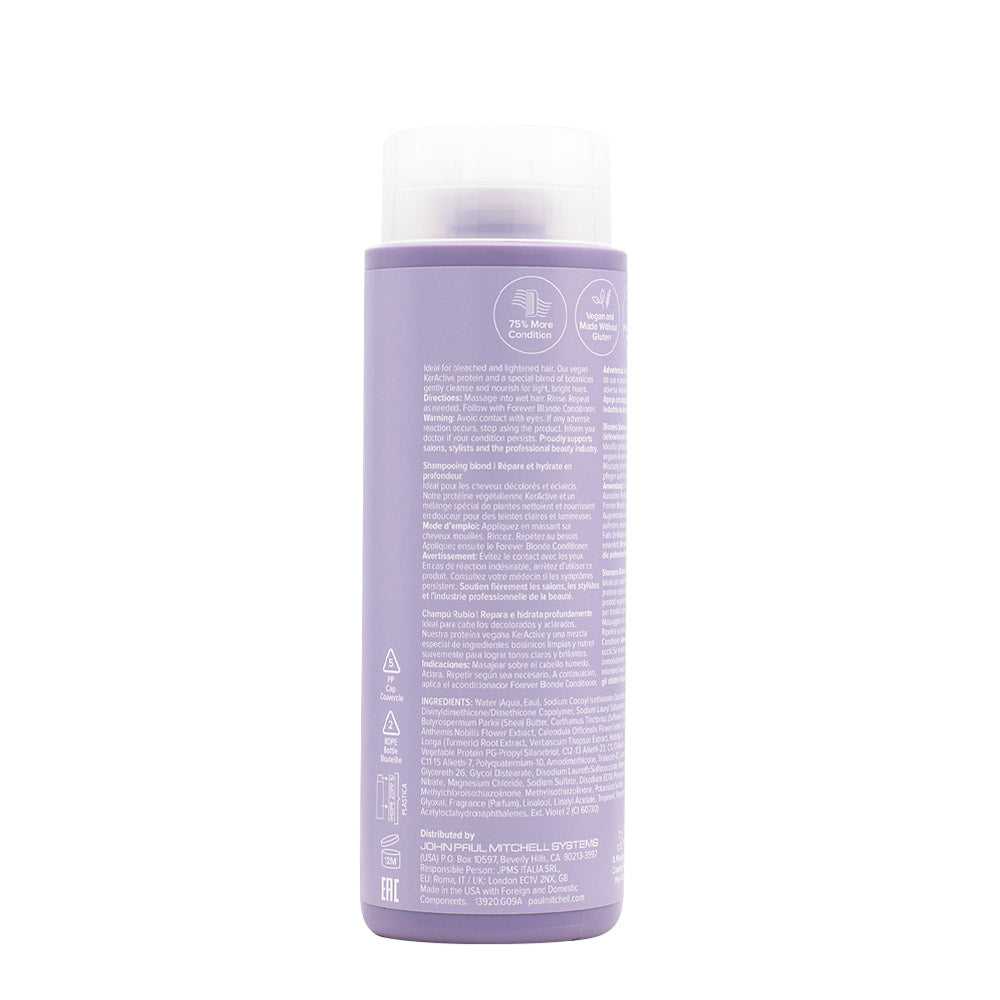Paul Mitchell Forever Blonde Shampoo 300ml - shampoo ristrutturante capelli biondi