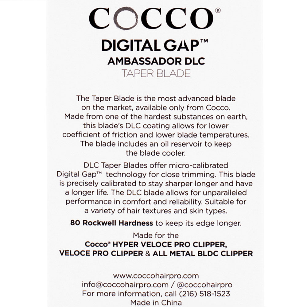 Cocco Ambassador Digital Gap DLC Taper Blade -  lama di ricambio
