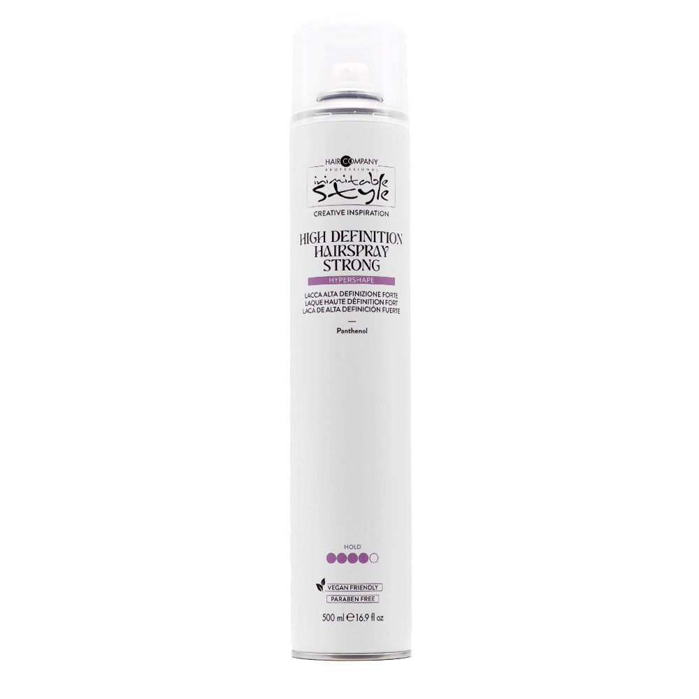 Hair Company Inimitable Style High Definition Eco-Hairspray Strong 500ml – lacca a tenuta forte