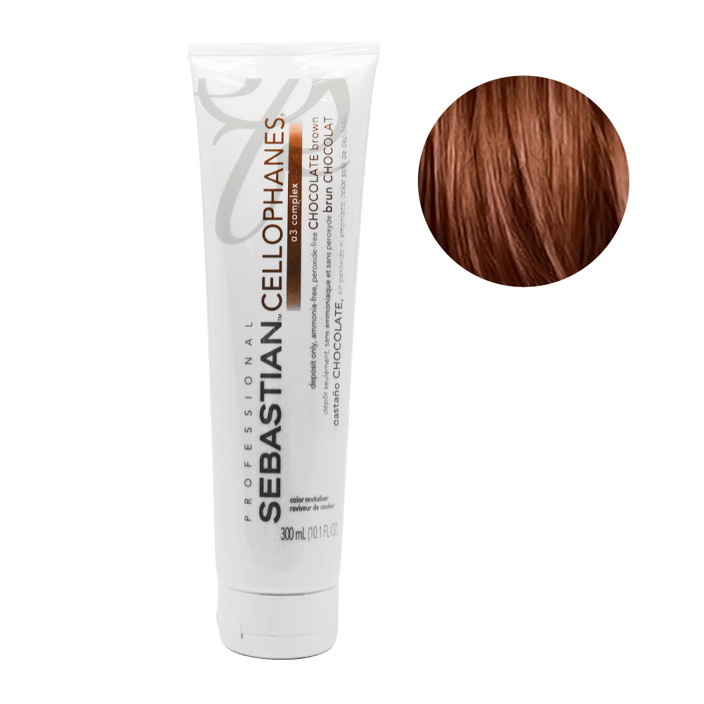 Sebastian Cellophanes Chocolate Brown 300ml - masque reflechissant | Hair  Gallery
