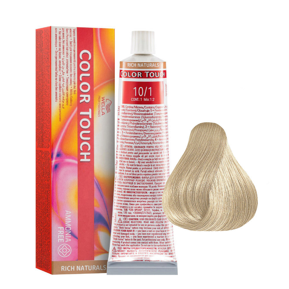 10/1 Biondo Platino Cenere Color Touch senza ammoniaca | Hair Gallery