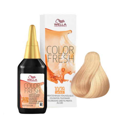 Color Fresh 10/39 Blond Platine Cendrè 75ml - rehausseur de couleur  sans ammoniac
