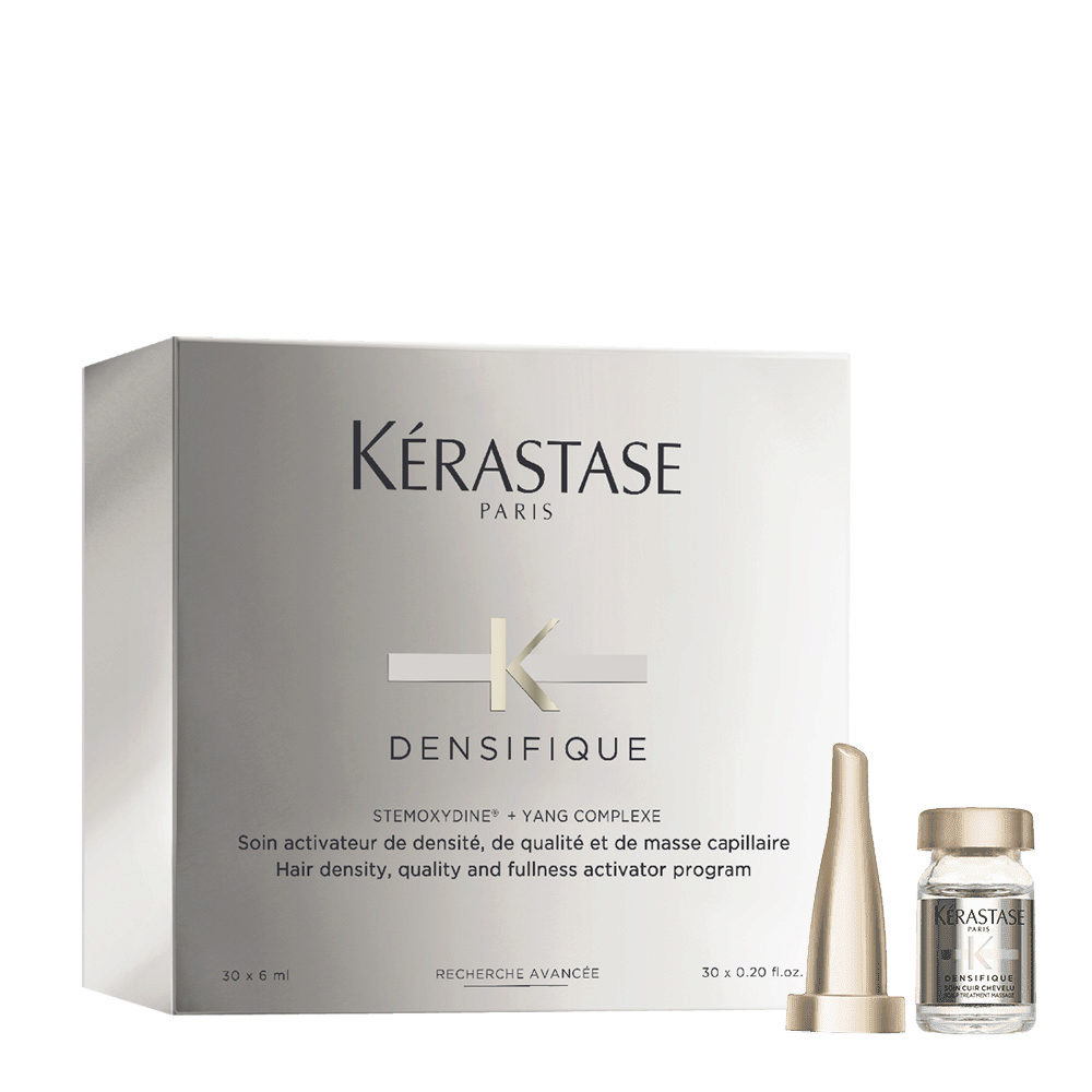Kerastase Densifique Cure 30x6ml -ampoules épaississantes pour femmes pour  cheveux fins et clairsemés | Hair Gallery