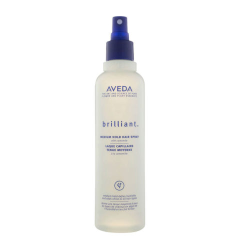 Aveda Styling Brilliant Medium Hold Hair Spray 250ml - laque brillante tenue moyenne
