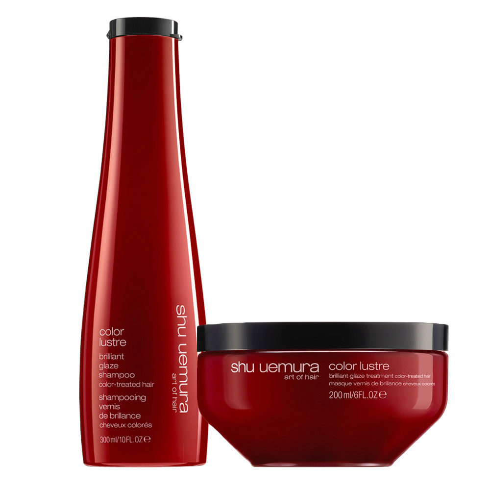 Shu Uemura Color Lustre Brilliant Glaze Shampoo 300ml Masque 200ml | Hair  Gallery