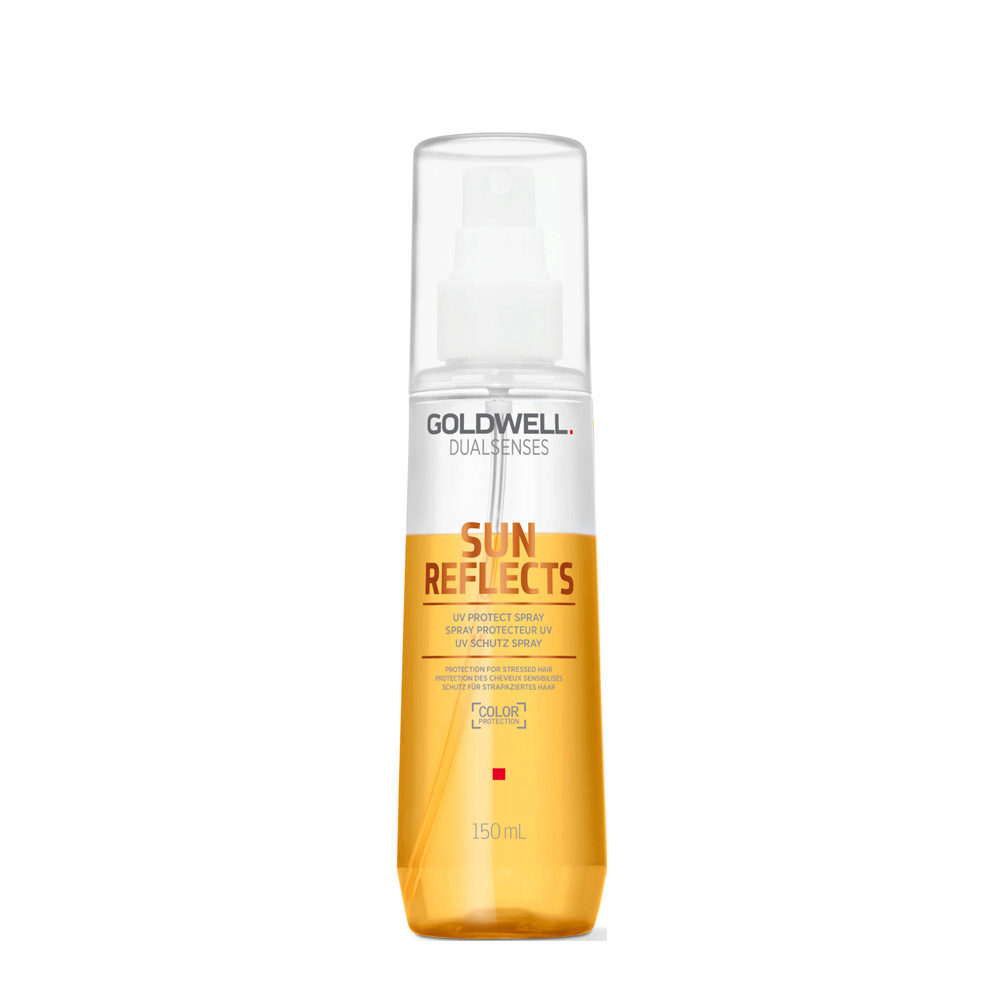 Goldwell Dualsenses Sun Reflects UV Protect Spray 150ml - spray pour cheveux  stressés par le soleil | Hair Gallery