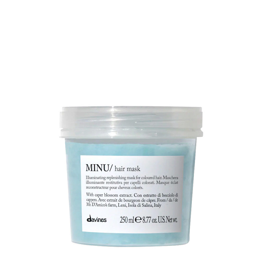 Davines Essential hair care Minu Hair mask 250ml - Masque illuminant | Hair  Gallery