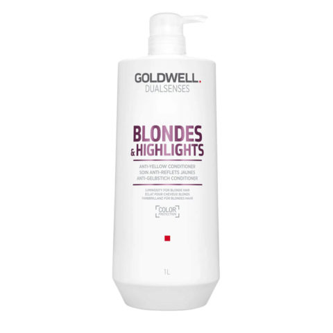Dualsenses Blonde & Highlights Anti-Yellow Conditioner 1000ml -après-shampooing anti-jaune pour cheveux colorés
