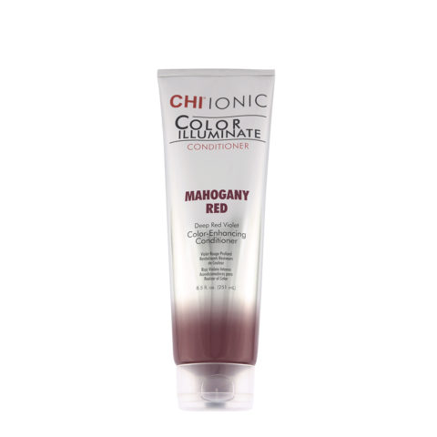 Ionic Color Illuminate Conditioner Mahogany red 251ml - violet rouge profond après-shampooing