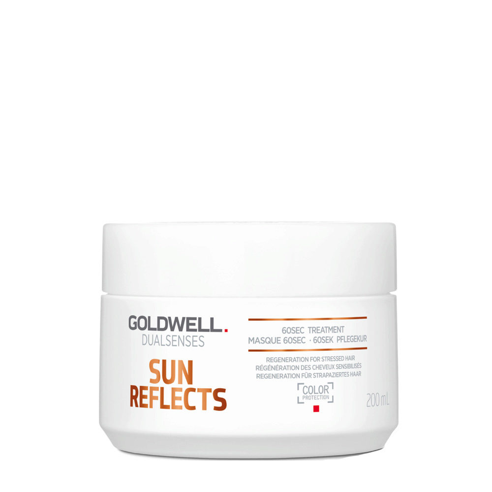 Goldwell Dualsenses Sun Reflects 60 Sec Treatment 200ml - traitement pour  cheveux stressés par le soleil | Hair Gallery
