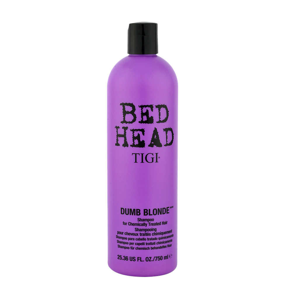 Tigi Bed Head Dumb Blonde Shampoo 750ml - shampooing cheveux traités blondes  | Hair Gallery
