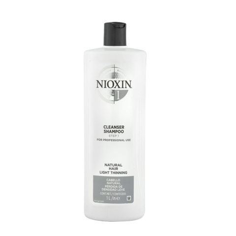 System1 Cleanser shampoo 1000ml - shampooing antichute