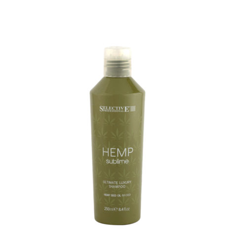 Selective Hemp Sublime Ultimate Luxury Shampoo 250ml - avec de l'huile de graines de chanvre