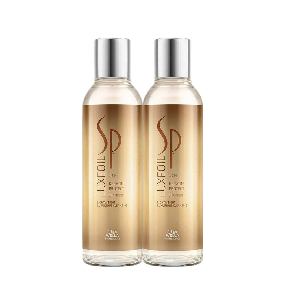 Wella SP Luxe Oil Keratine Protect Shampoo 200ml X2 | Hair Gallery