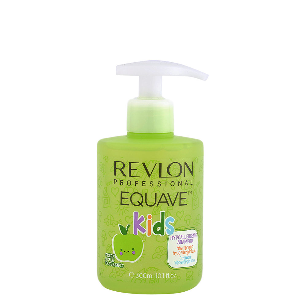 Revlon Equave Kids Hypoallergenic Shampoo Green Apple 300ml - shampooing  hypoallergénique pour enfants | Hair Gallery
