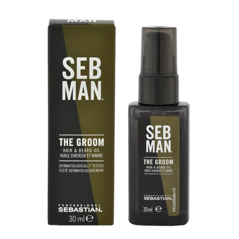 Man The Groom 30ml - huile pour barbe et cheveux