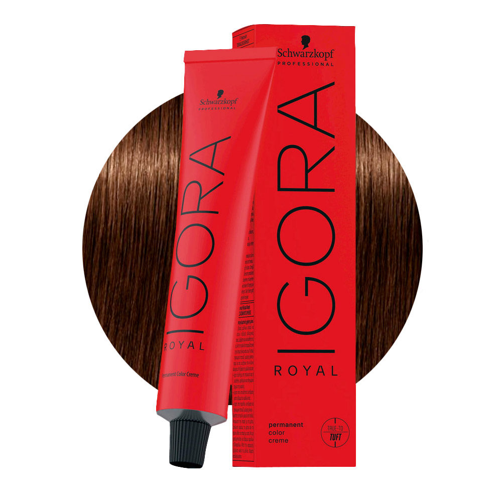 Schwarzkopf Igora Royal 5-57 Marron Clair Doré Cuivre 60ml - coloration  permanente | Hair Gallery