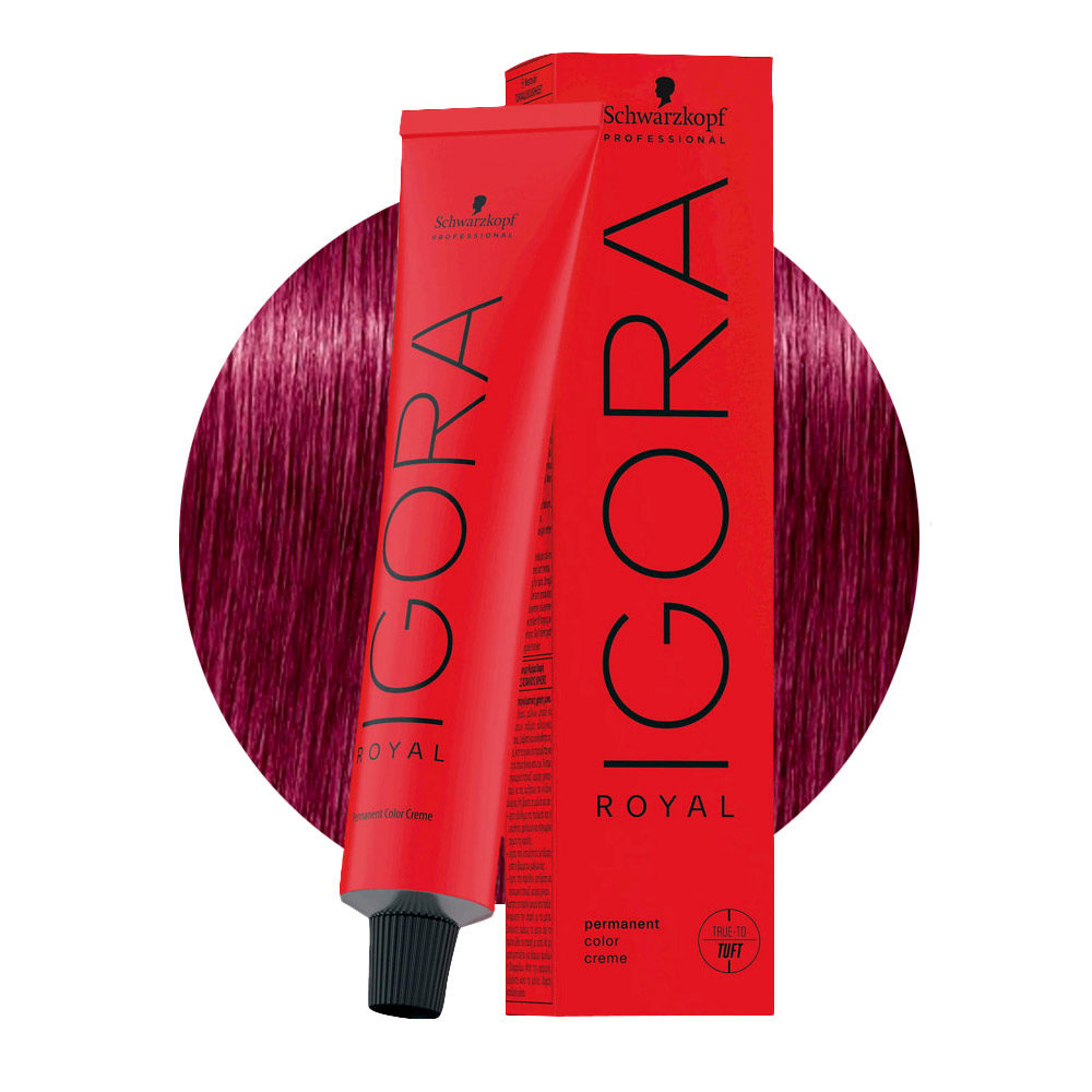 Schwarzkopf Igora Royal MIX 0-89 Concentré Rouge Violet 60ml- coloration  permanente | Hair Gallery