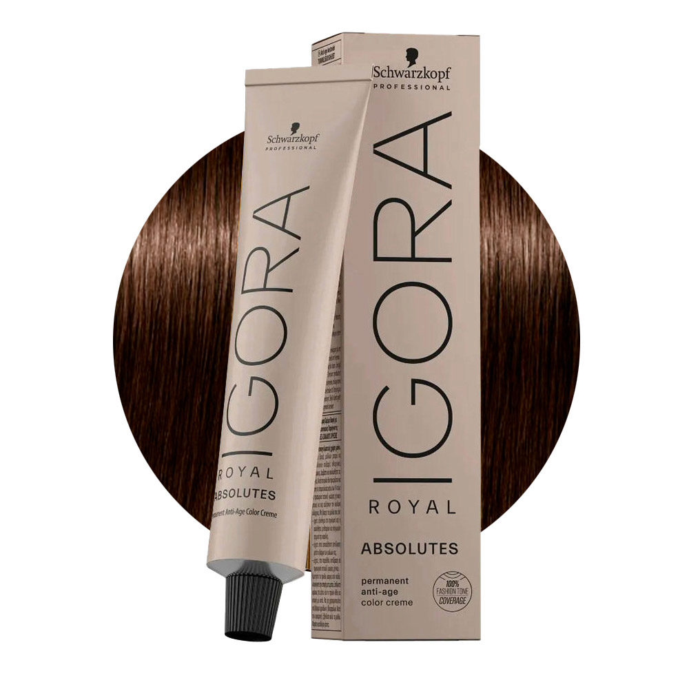 Schwarzkopf Igora Royal Absolutes 4-60 Marron Moyen Chocolat Naturel 60ml -  coloration permanente | Hair Gallery