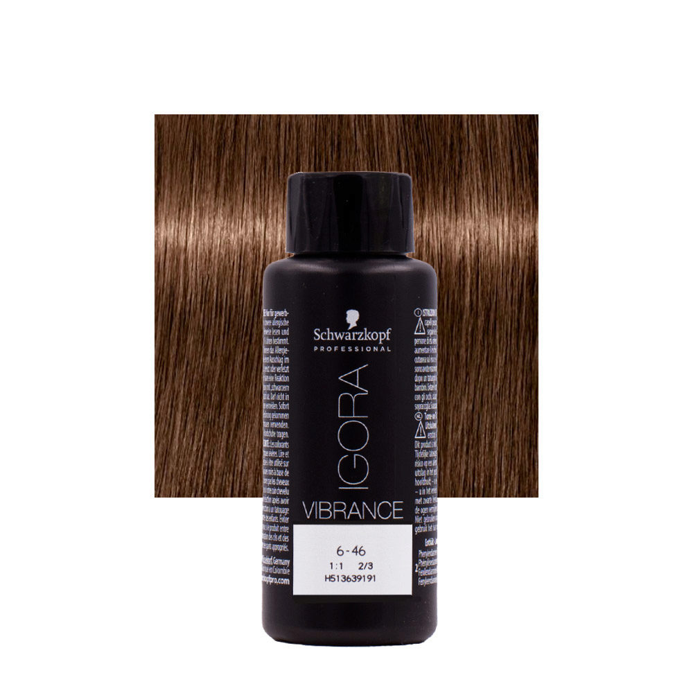 Schwarzkopf Igora Vibrance 6-46 Biondo Scuro Beige Cioccolato 60ml - coloration  ton sur ton | Hair Gallery