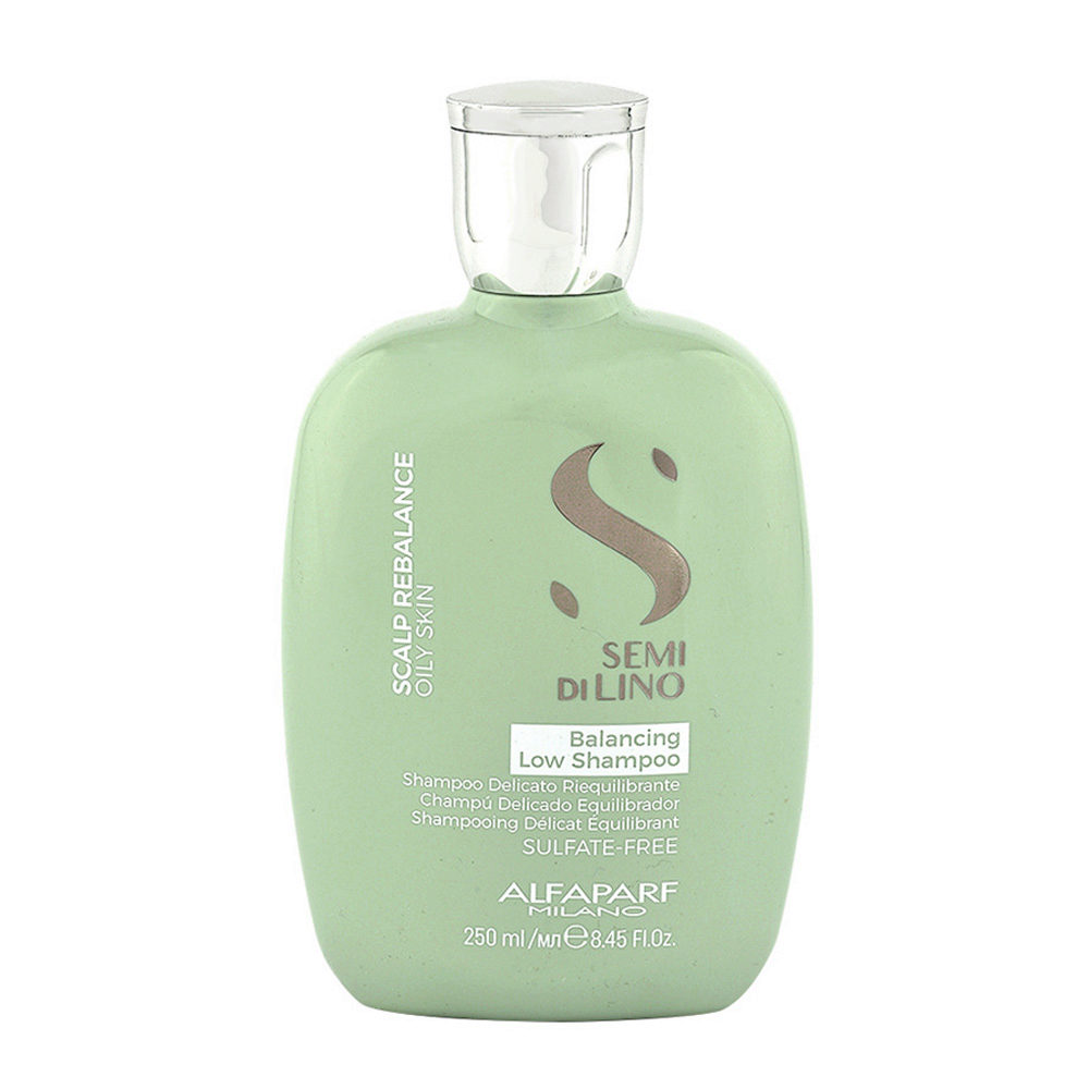 Alfaparf Semi Di Lino Scalp Rebalance Balancing Low Shampoo 250ml -  Shampooing cheveux gras | Hair Gallery