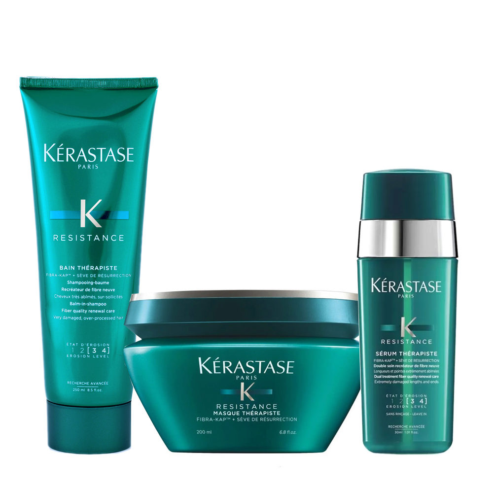 Kerastase Résistance Bain Mask and Serum for Damaged Hair | Hair Gallery