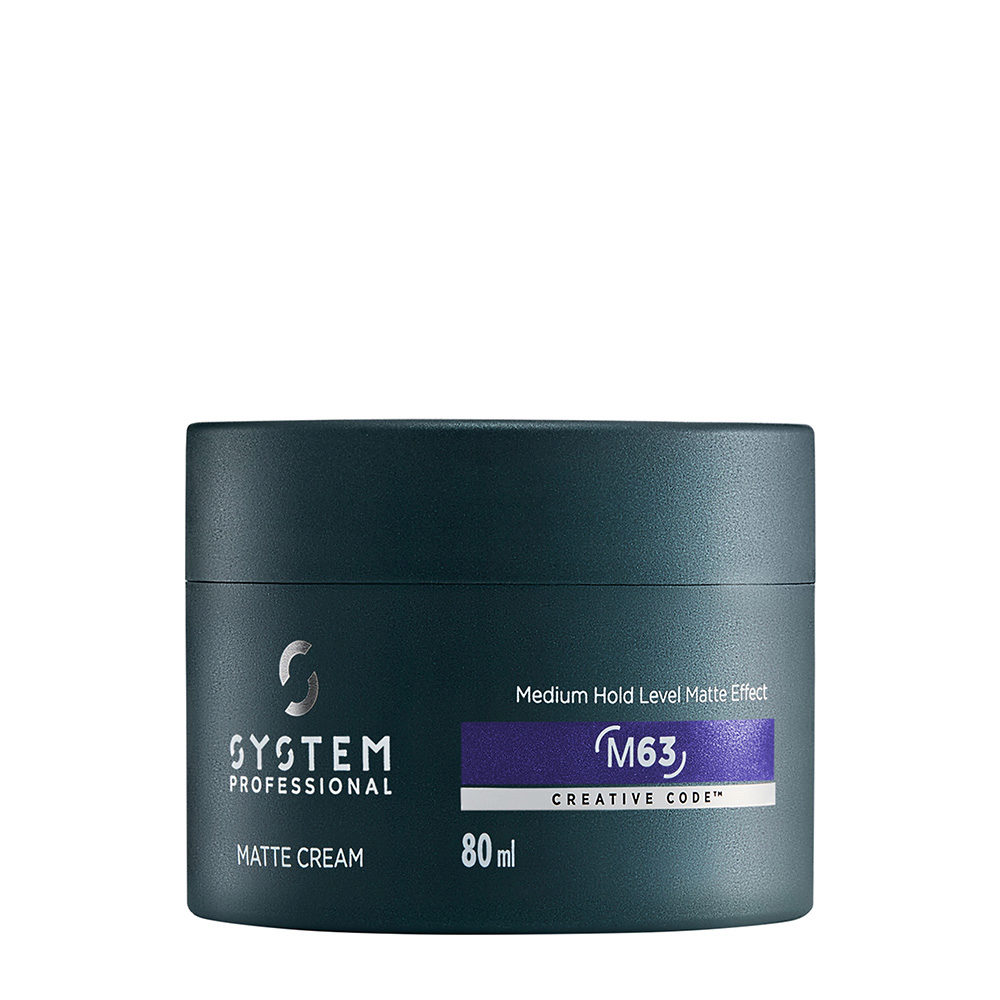 System Professional Man Matte Cream M63, 80ml | Hair Gallery