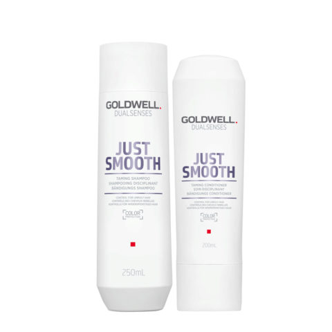 Goldwell Dualsenses Just Smooth Taming Shampoo 250ml - shampooing  disciplinant pour cheveux indisciplinés et crépus | Hair Gallery