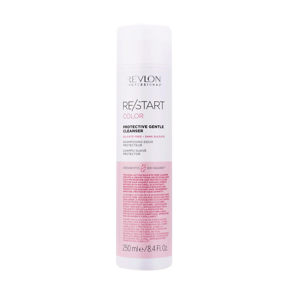 Revlon Restart Color Gentle Shampoo 250ml - Shampooing délicat sans sulfates  pour cheveux colorés | Hair Gallery