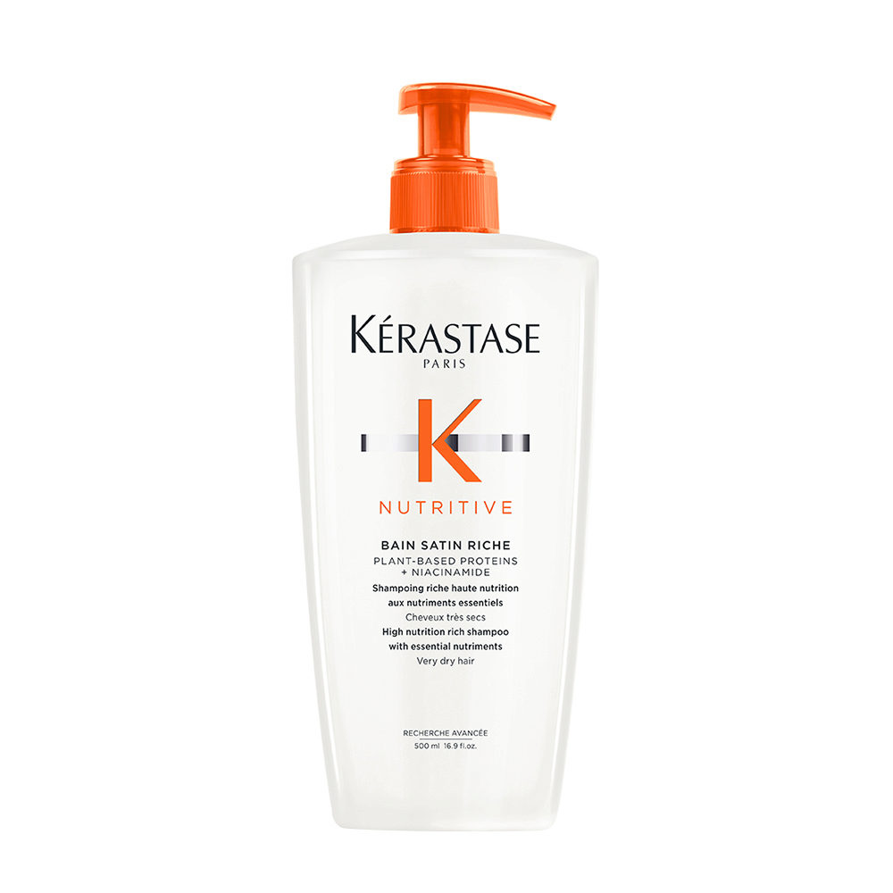 Kerastase Nutritive Bain satin 2, 500ml - shampooing pour cheveux secs et  sensibilisés | Hair Gallery