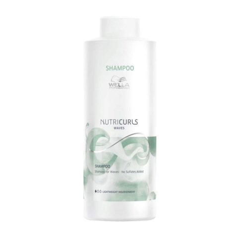 Professional Care Nutricurls Waves Shampoo 1000ml - shampooing cheveux ondulés