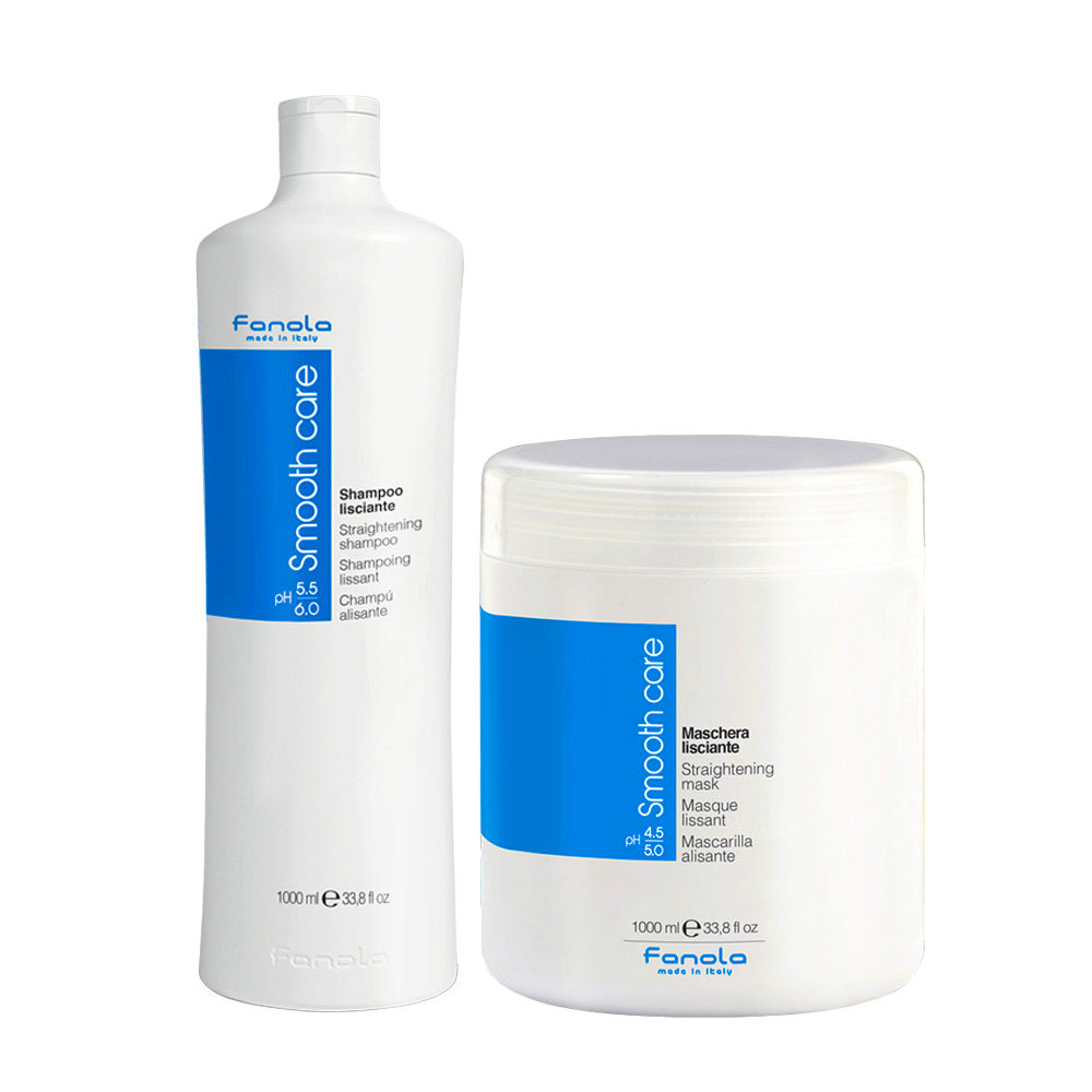 Fanola Smooth Care Shampooing 1000ml Et Masque 1000ml | Hair Gallery