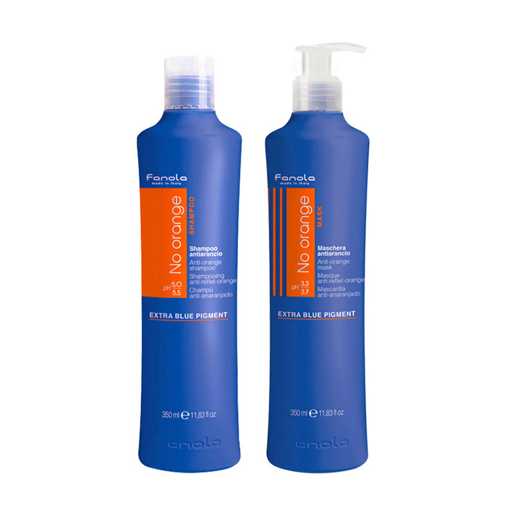 Fanola Anti - Orange Shampooing 350ml Et Après - Shampooing 350ml Cheveux  Chatain | Hair Gallery