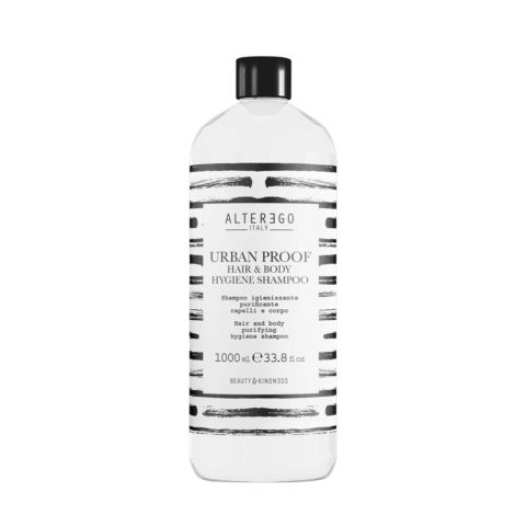 Urban Proof Hair & Body Hygiene Shampoo 1000ml - shampoing assainissant purifiant