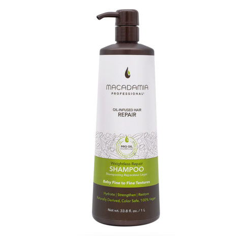 Weightless Repair  Shampoo 1000ml - Shampooing  hydratant léger