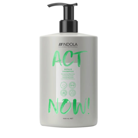 Act Now! Repair Shampooing Pour Les Cheveux Abimés 1000ml