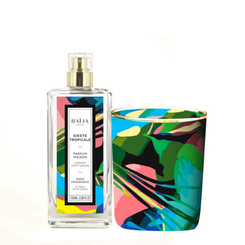 Baija Paris Kit Parfum d'ambiance Sprays 100ml et Bougie Parfumée 180gr