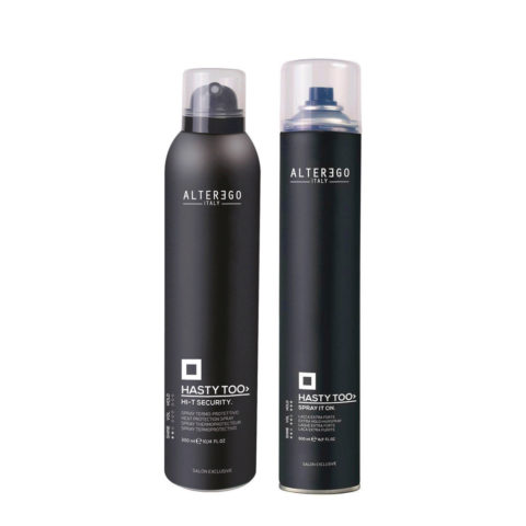 Styling Spray de protection thermique 300 ml et laque extra forte 500ml