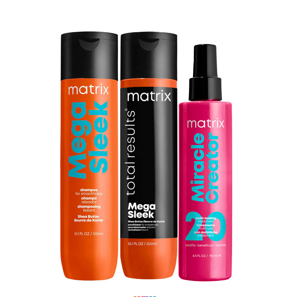 Matrix Total Results Shampooing au beurre de karité Mega slim 300ml -  shampooing anti-frisottis | Hair Gallery