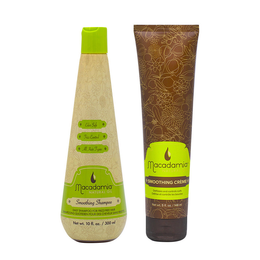 Macadamia Kit Cheveux Shampooing Anti-Frisottis 300ml et Masque 148ml |  Hair Gallery