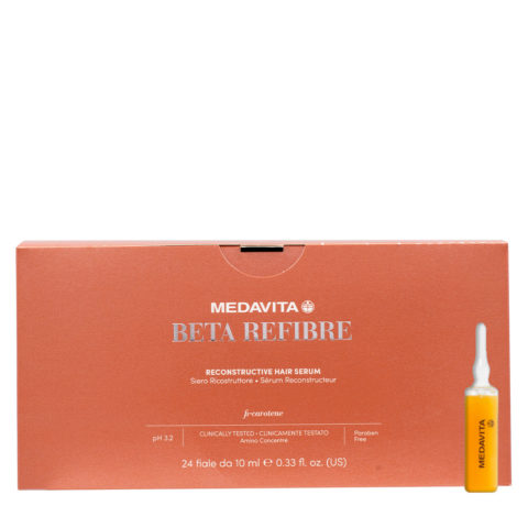 Lunghezze Beta Refibre Reconstructive Hair Serum 24x10ml - ampoules de reconstruction pour cheveux abîmés