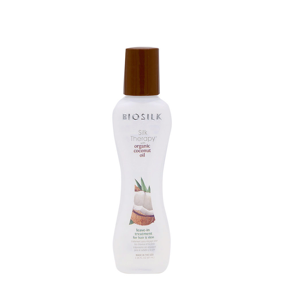Biosilk Silk Therapy Coconut Oil sérum sans rinçage pour le corps et les  cheveux 67ml | Hair Gallery