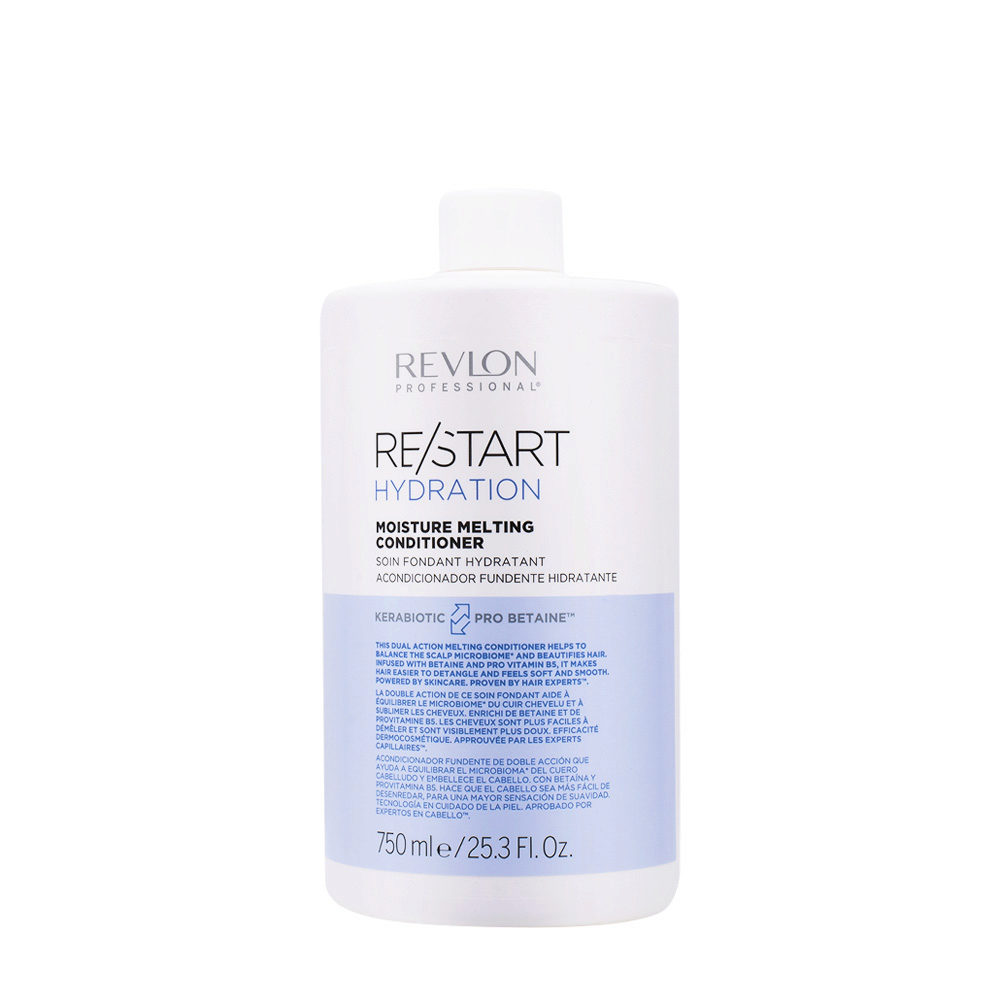 Revlon Restart Hydration Moisture Melting Conditioner 750ml - Après- shampoing hydratant pour cheveux secs | Hair Gallery