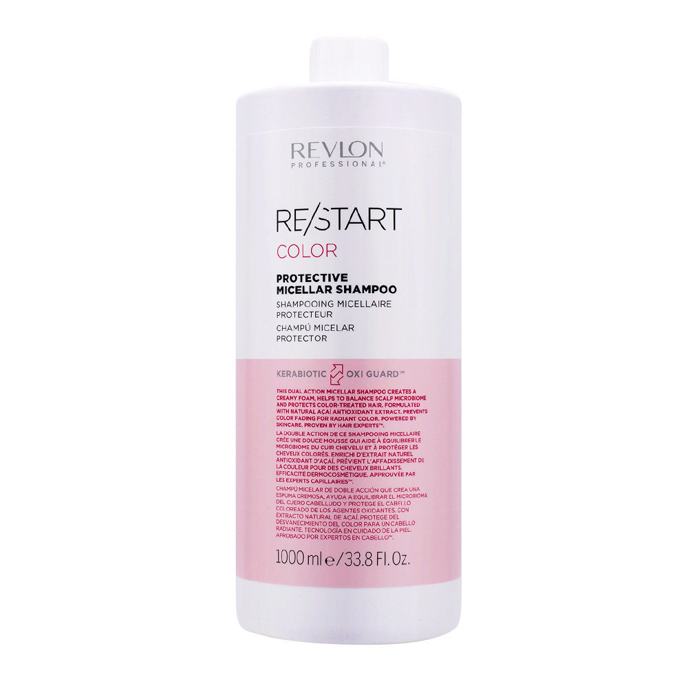 Revlon Restart Color Protective Shampoo 1000ml - Shampooing pour cheveux  colorés | Hair Gallery