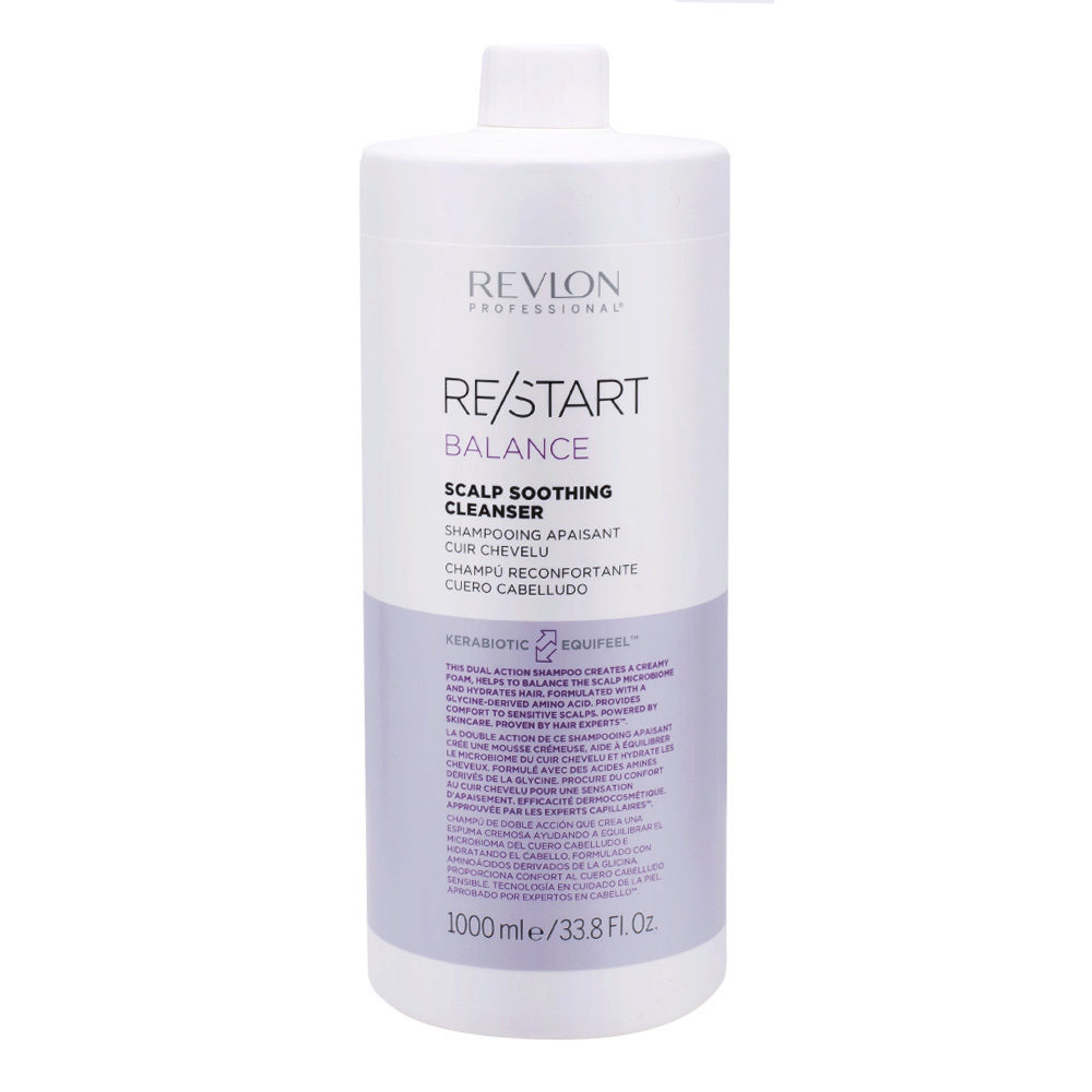 Revlon Restart Balance Scalp Soothing Shampoo 1000ml - Shampooing Cuir  Chevelu Sensible | Hair Gallery