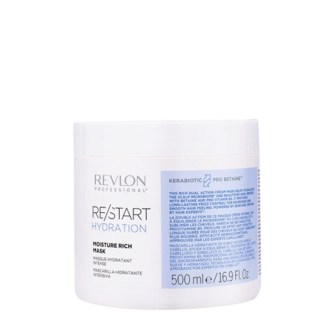 Restart Hydration Moisture Rich Mask 500ml - Masque hydratant pour cheveux secs