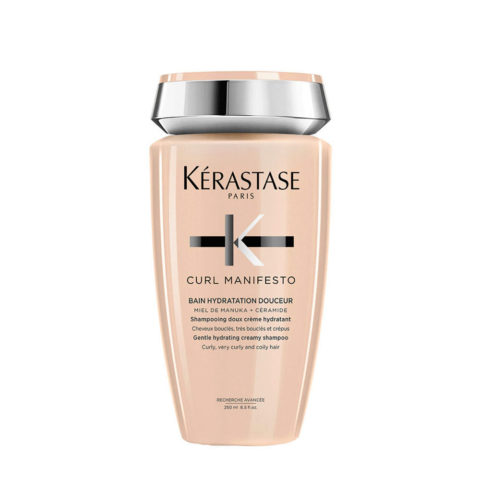 Kerastase Curl Manifesto Bain Doux Hydratant 250ml - shampooing pour cheveux bouclés