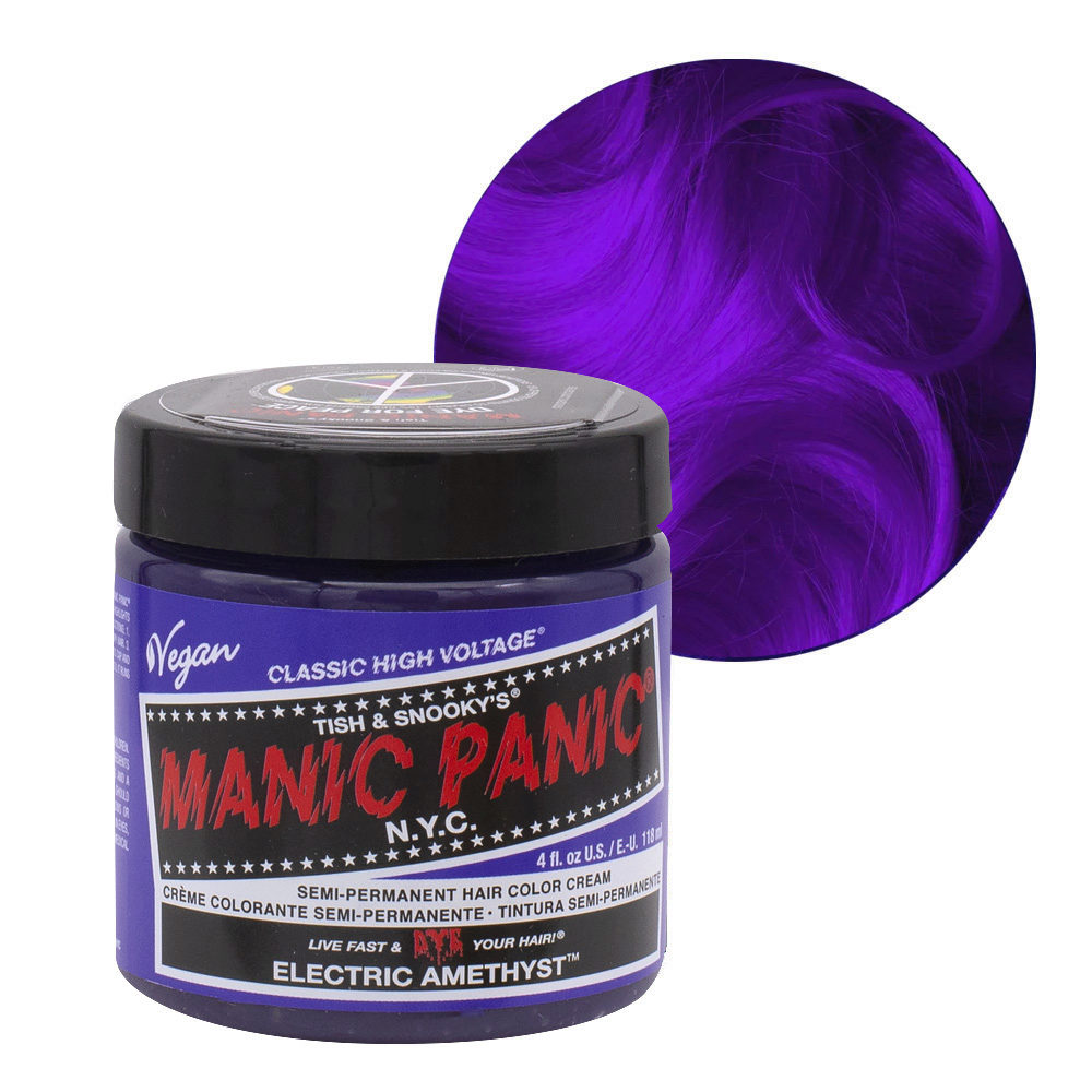 Manic Panic Classic High Voltage 118ml Electric Amethyst - Crème colorante  semi-permanente | Hair Gallery