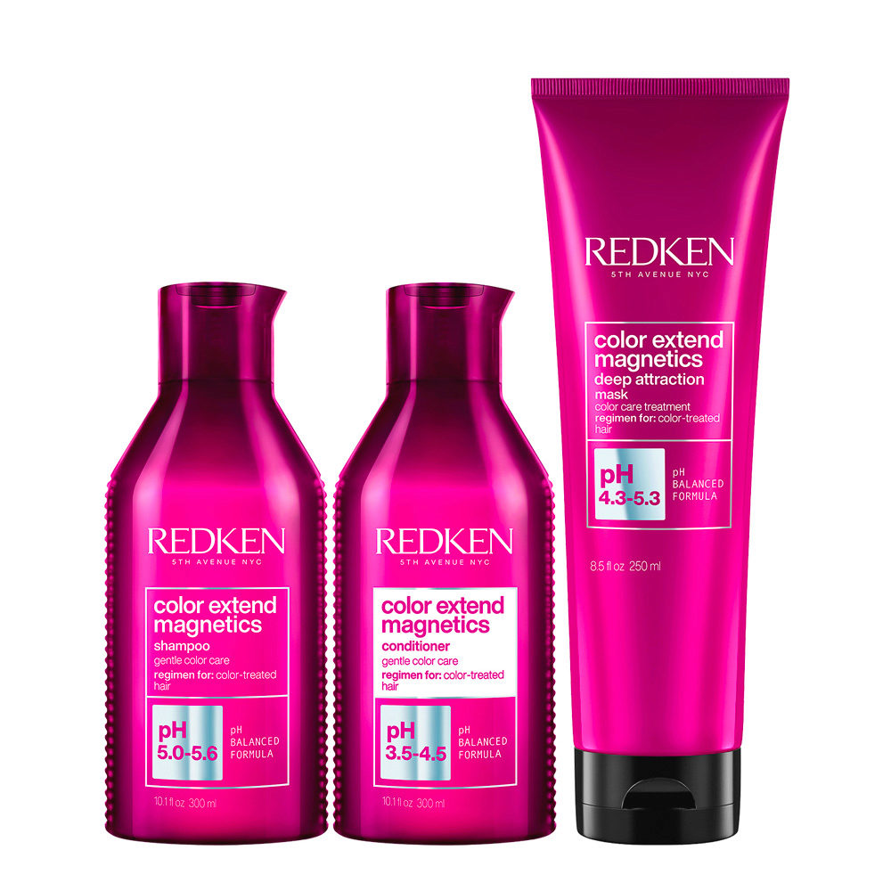 Redken Color Extend Magnetics Kit Shampoo 300ml Conditioner 300ml Mask  250ml | Hair Gallery