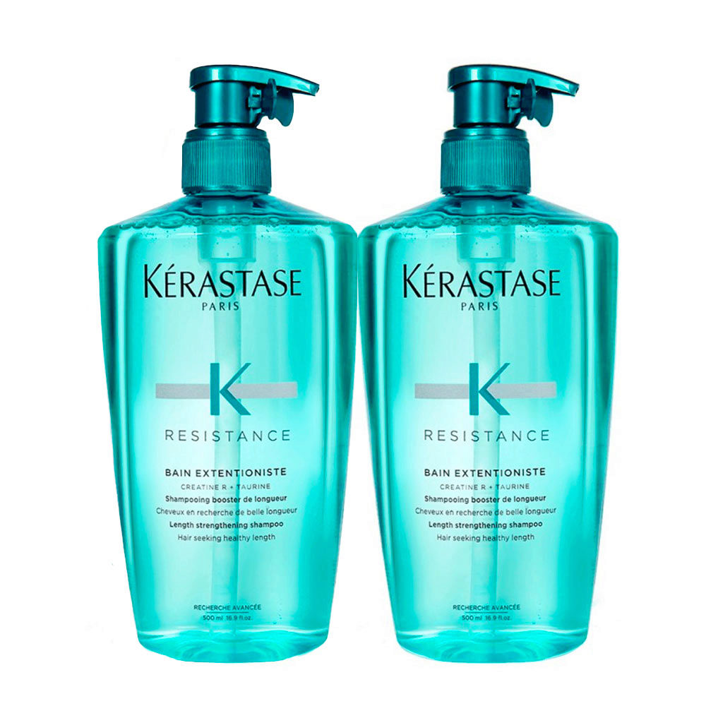 Kerastase Resistance Extentioniste Kit 2 Shampoo 500ml+ 500ml - Shampooing  booster de longueur | Hair Gallery